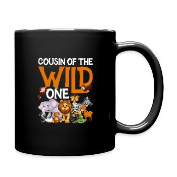 Safari Wildlife Africa le Grand 5 Zoologie - Mug uni - noir - Droite