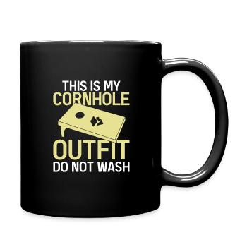 Cornhole Bean Bag Trou aveugle - Mug uni - noir - Droite