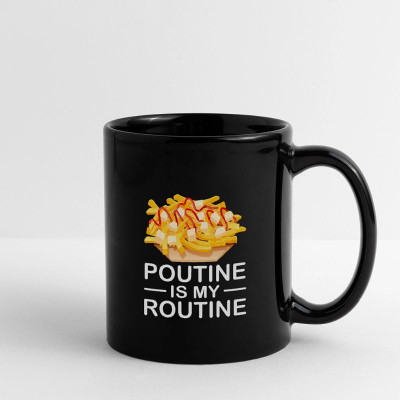 Poutine Canada Spécialité de restauration rapide Mug uni