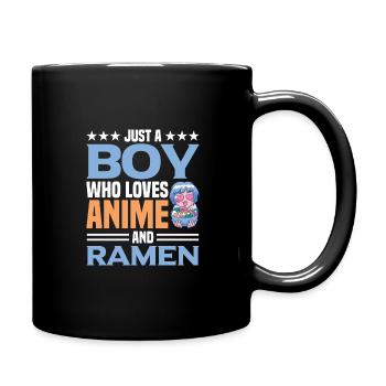 Ramen Anime Japan Noodles Japanese Food - Full Colour Mug - black - Right