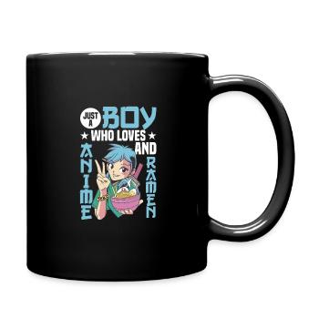 Ramen Anime Japan Noodles Japanese Food - Full Colour Mug - black - Right