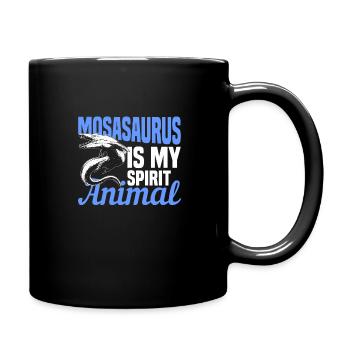 Biologiste marin Mosasaurus Time Dinosaures - Mug uni - noir - Droite