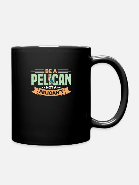 Pélican Pas un Pélican Pélican - Mug uni - noir