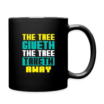 Disc Golf Frisbee Golf pour hommes et femmes - Mug uni - noir - Droite