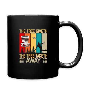 Disc Golf Frisbee Golf pour hommes et femmes - Mug uni - noir - Droite