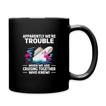 Coole Kreuzfahrt Kreuzfahrtschiff Familienurlaub - Tasse einfarbig - Schwarz - Rechts