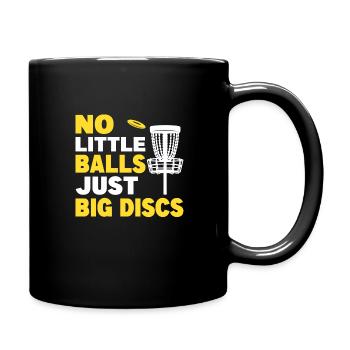 Disc Golf Frisbee Golf pour hommes et femmes - Mug uni - noir - Droite
