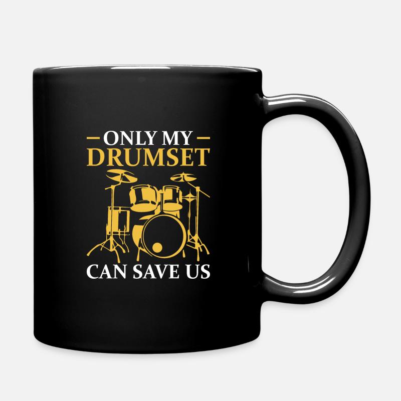 Drummer Drumsticks Schlagzeug Musiker - Tasse einfarbig - Schwarz