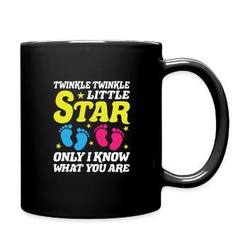 Twinkle Twinkle Little Star sexual partner - Full Colour Mug - black - Right