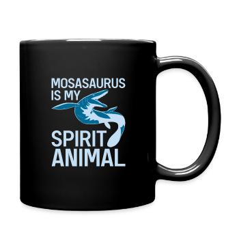 Biologiste marin Mosasaurus Time Dinosaur - Mug uni - noir - Droite