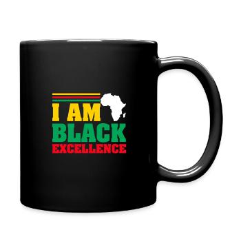 Black Woman African American Pride - Full Colour Mug - black - Right