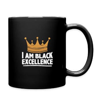Black Woman African American Pride - Full Colour Mug - black - Right
