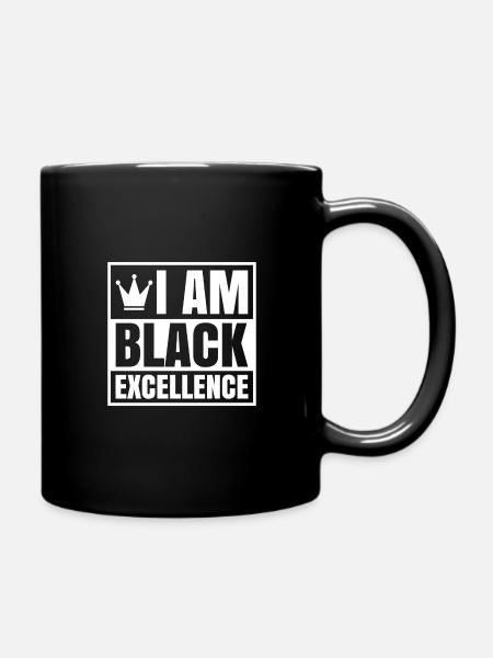 Black Woman African American Pride - Tasse einfarbig - Schwarz