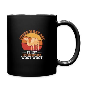 Tenue Tromeda en alpaga camel - Mug uni - noir - Droite