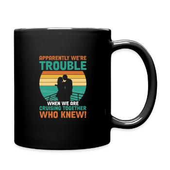 Vous n’avez pas à être fou d’un bateau de croisière - Mug uni - noir - Droite