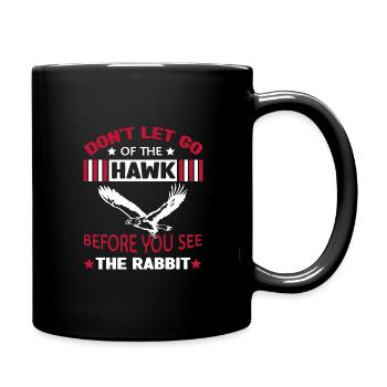Falconer Falconry Falcon Ornithology Falcon - Tasse einfarbig - Schwarz - Rechts