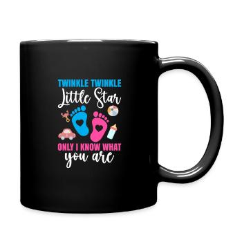 Fête de révélation de genre Baby Shower Little Star - Mug uni - noir - Droite