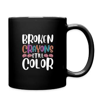 Das Bewusstsein Für Psychische Gesundheit - Tasse einfarbig - Schwarz - Rechts