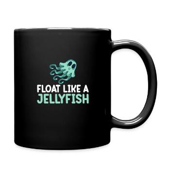 Jellyfish Jellyfish Ocean Sea Life Motif - Full Colour Mug - black - Right
