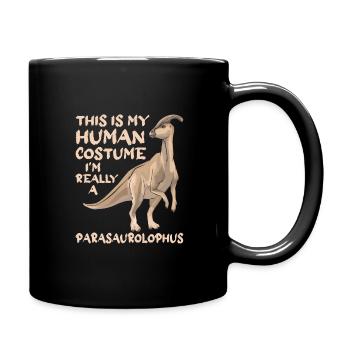 Dino Parasauolophus Dinosaure - Mug uni - noir - Droite