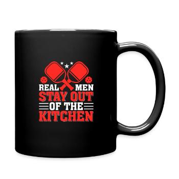 Pickleball Opa Pickleball Spieler - Tasse einfarbig - Schwarz - Rechts