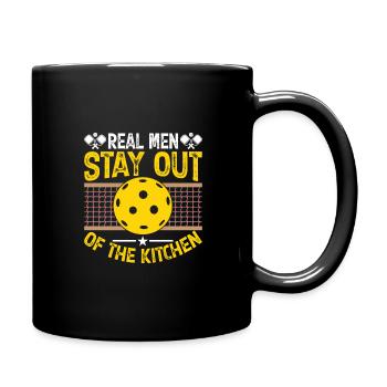 Pickleball Opa Pickleball Spieler - Tasse einfarbig - Schwarz - Rechts
