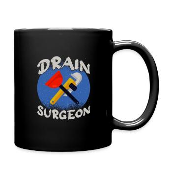 Rohrschlosser Klempner Rohleger Bauarbeiter - Tasse einfarbig - Schwarz - Rechts