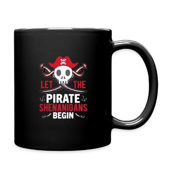 Piraten - Spielereien Crossbones Freebooter - Full Colour Mug - black - Right