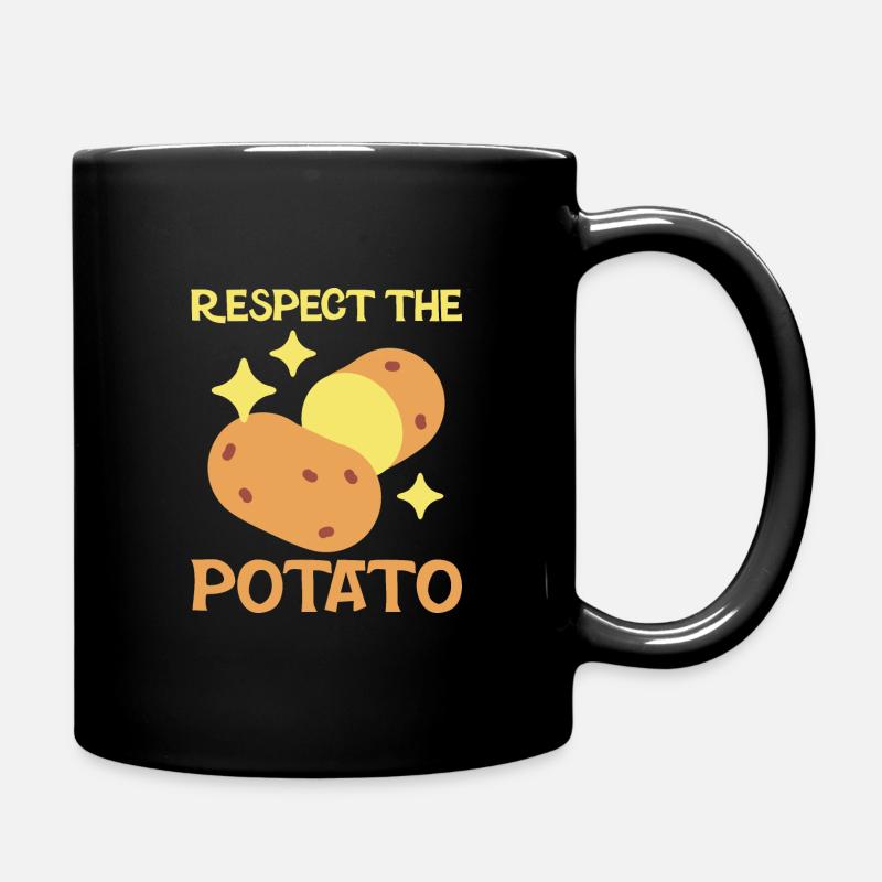 Drôle de jeu de mots de pomme de terre de légumes-racines - Mug uni - noir