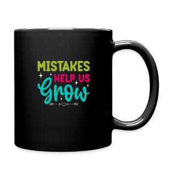 First day of school helps to get back into school mistakes - Full Colour Mug - black - Right