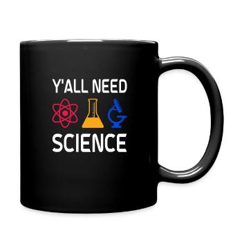 Scientist, physicist, chemist, teacher - Full Colour Mug - black - Right