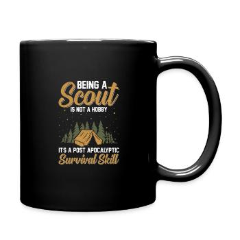 Ein Scout Zu Sein Ist Kein Hobby -Scout -Geschenk - Tasse einfarbig - Schwarz - Rechts
