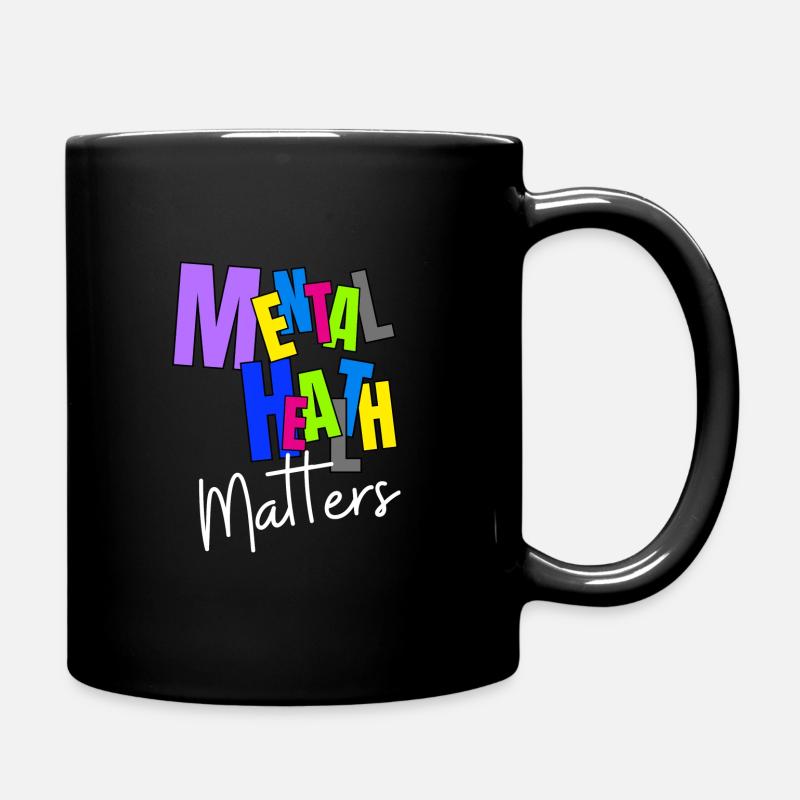 MENTAL HEALTH MATTERS - Tasse einfarbig - Schwarz