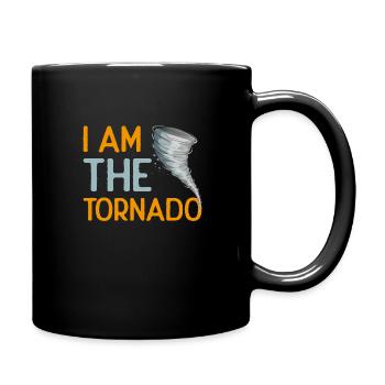 Der Hurrikan Meteorologe Des Sturm Twister Tornado - Tasse einfarbig - Schwarz - Rechts