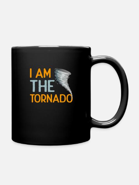 Der Hurrikan Meteorologe Des Sturm Twister Tornado - Tasse einfarbig - Schwarz