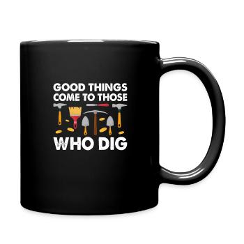 Archäologie Für Männer, Frauen, Anthropologie - Tasse einfarbig - Schwarz - Rechts