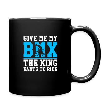 BMX Rider Vélo Stunt Racing Enfants Garçons - Mug uni - noir - Droite