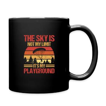 Parachutisme Parachutisme - Mug uni - noir - Droite