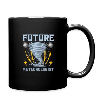 Future Meteorologist Gift For Kids Cool - Full Colour Mug - black - Right