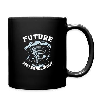 Weather forecast for future meteorologists for - Full Colour Mug - black - Right