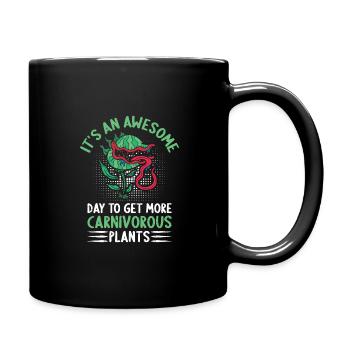 Fantastic day for carnivorous plants - Full Colour Mug - black - Right