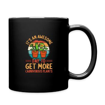 Fantastic day for carnivorous plants - Full Colour Mug - black - Right