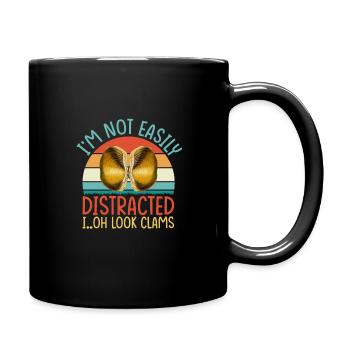 Conception de coquille de palourde Clamming Seafood Digger - Mug uni - noir - Droite