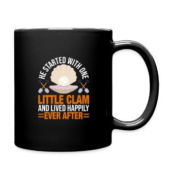Aventures de fouille de moules avec des coquillages - Mug uni - noir - Droite