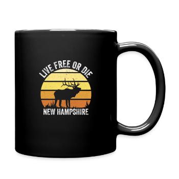 Nature Graphic "Live Free Or The New Hampshire" - Full Colour Mug - black - Right