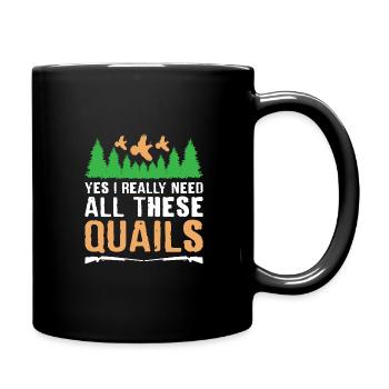 I can't wait for the pigeons of the - Full Colour Mug - black - Right