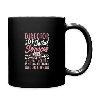 Design inspiration for powerful directors - Full Colour Mug - black - Right