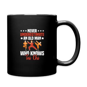 Art du Tai Chi pour les grands-pères, art martial Tai Chi - Mug uni - noir - Droite