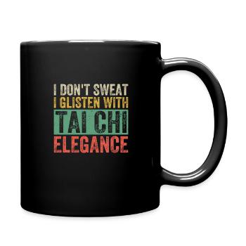 Art du Tai Chi pour les grands-pères, art martial Tai Chi - Mug uni - noir - Droite