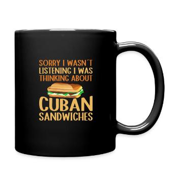 Maître de la nourriture des sandwichs cubains pour les amateurs de sandwichs - Mug uni - noir - Droite